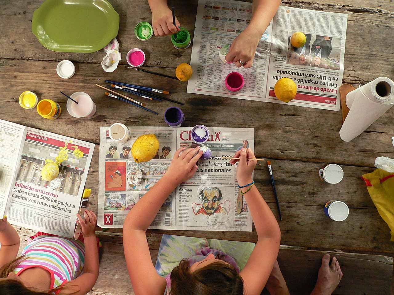 Painting Newspaper